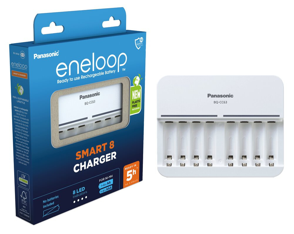 Panasonic Eneloop BQ-CC63 na 8 szt. BQ-CC63