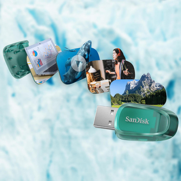 Zdjęcie produktu: Pendrive SanDisk Ultra Eco 512GB Flash Drive 100MB/s USB 3.2 (SDCZ96-512G-G46)