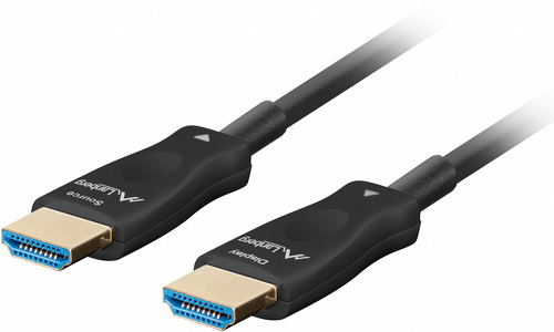 Miniatura produktu: Kabel HDMI M/M V2.1 20m 8K Czarny Optyczny AOC Lanberg (CA-HDMI-30FB-0200-BK)