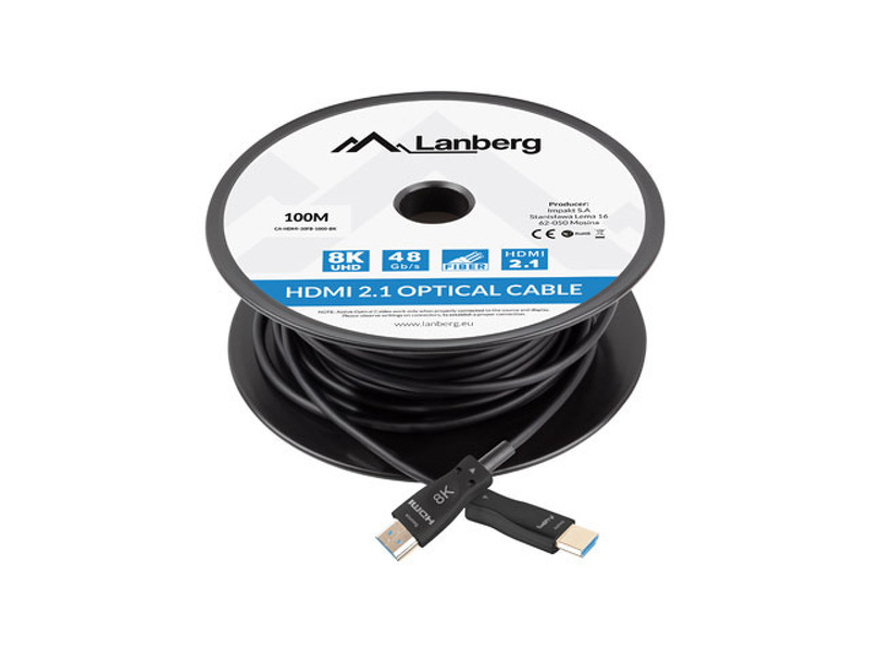 Zdjęcie produktu: Lanberg HDMI V2.1 100m 8K Optyczny AOC Black