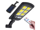 Solarna lampa uliczna LED z czujnikiem ruchu i pilotem Maclean IP54, 4W, 400lm, 6500K, Li-ion 1200 mAh, 3 tryby pracy MCE446