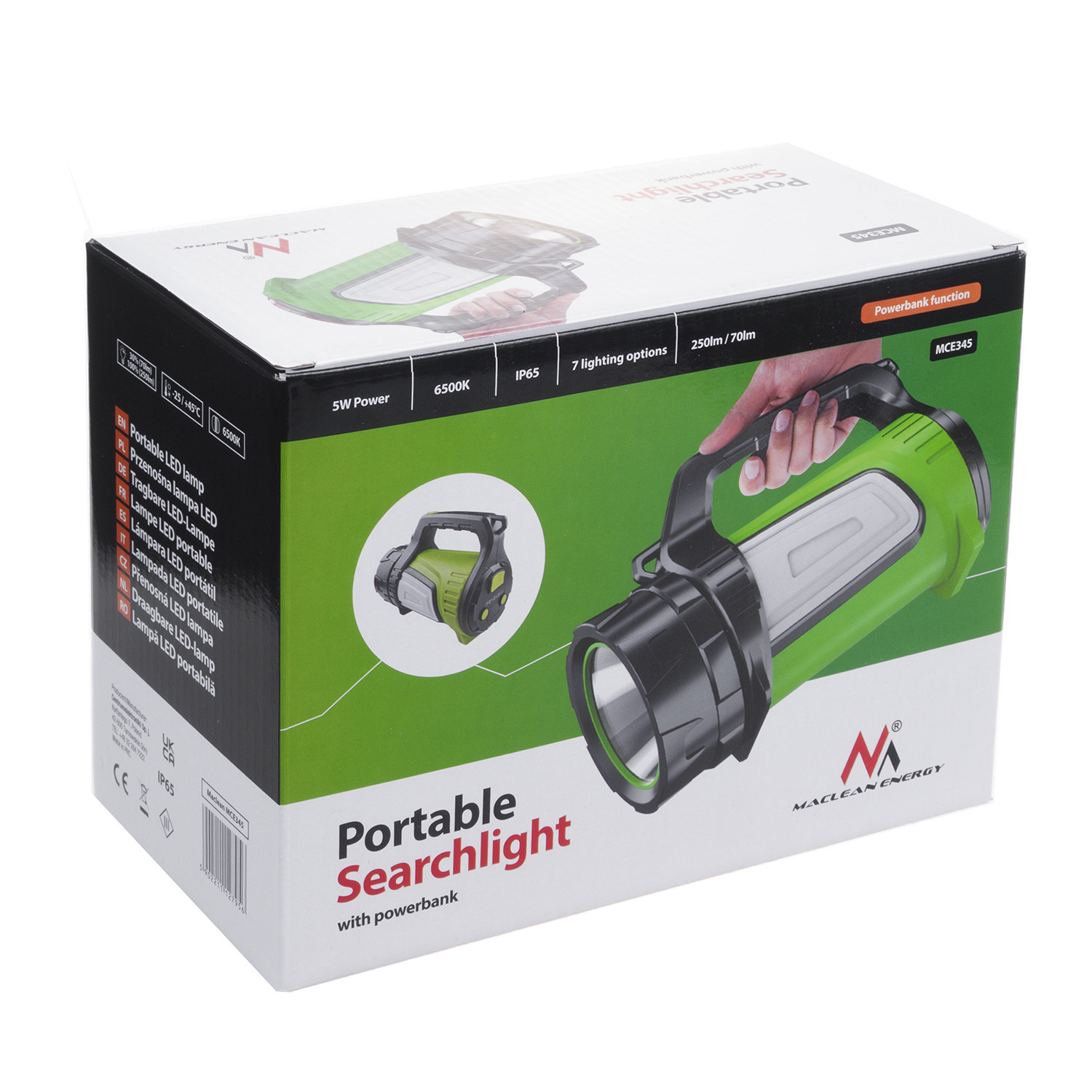 Latarka LED 3w1 Maclean MCE345