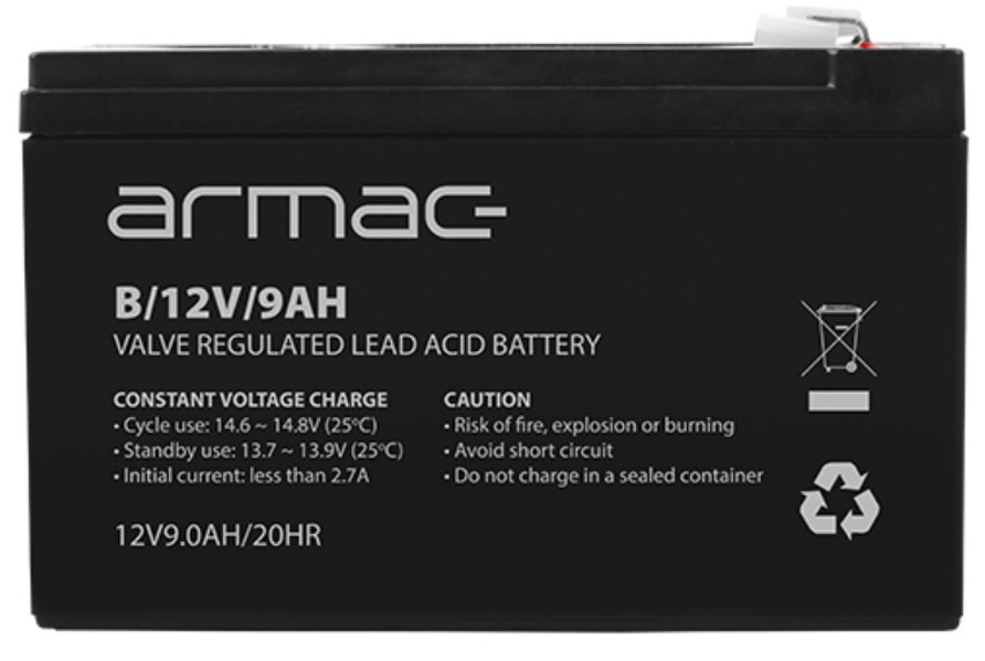 Zdjęcie produktu: Akumulator UPS Armac 12V/9Ah (B/12V/9AH)