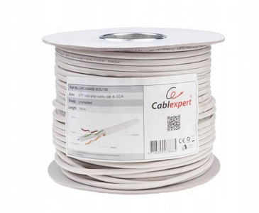 Miniatura produktu: Gembird Drut FTP Kat.5E 100M 100%CU FPC-5004E-SO/100C