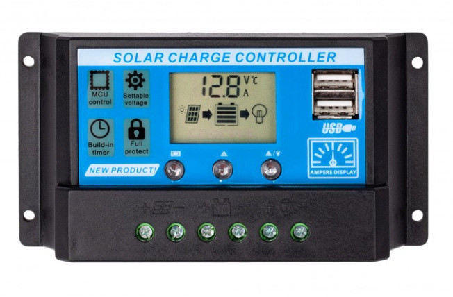 Regulator solarny SOL PWM 10A (3IPSSOLU10) Regulator solarny SOL PWM 10A (3IPSSOLU10)