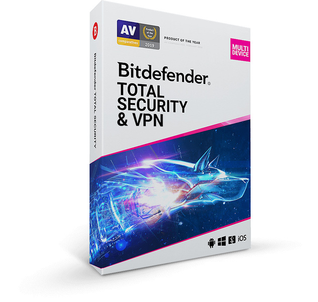 Zdjęcie produktu: Bitdefender Total Security + VPN 10 stan/12m