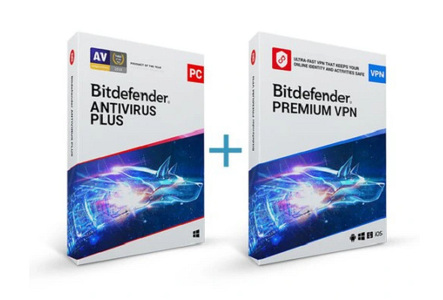 Miniatura produktu: Bitdefender Antywirus Plus + VPN 10 stan/12m