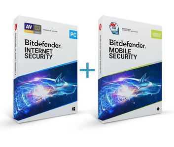 Miniatura produktu: Bitdefender Internet Security + Mobile Security 1stan/12m