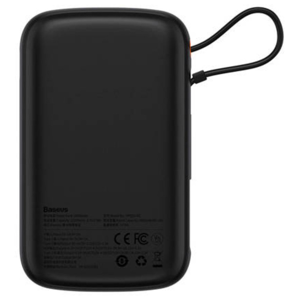 Zdjęcie produktu: Powerbank Baseus Qpow PRO z kablem USB TYP-C, USB TYP-C, USB, 10000mAh, 22,5W - czarny (PPQD020101) Zdjęcie produktu: Powerbank Baseus Qpow PRO z kablem USB TYP-C, USB TYP-C, USB, 10000mAh, 22,5W - czarny (PPQD020101)