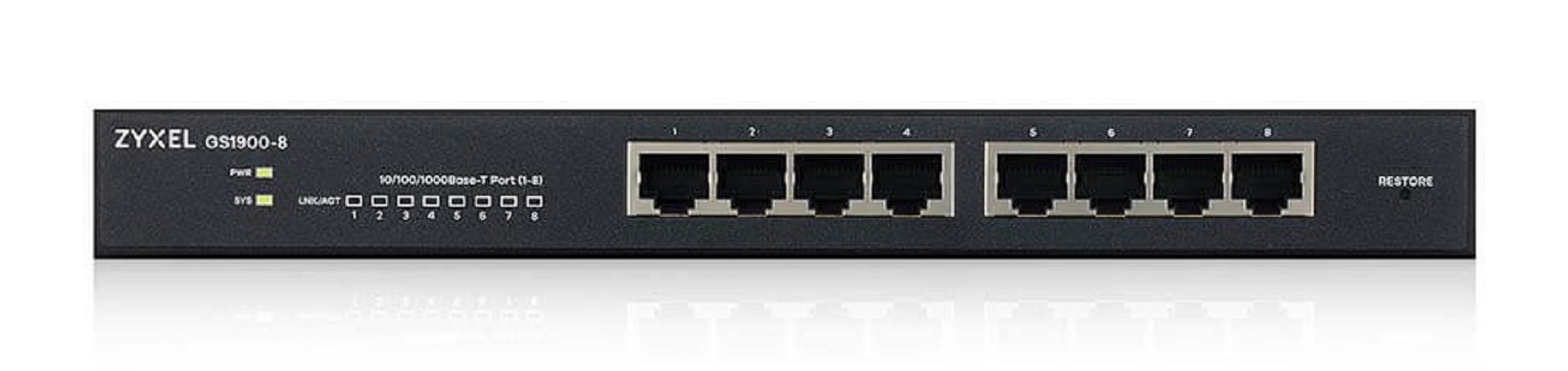Zyxel 8x10/100/1000Mbps GS1900-8-EU0102F Zyxel 8x10/100/1000Mbps GS1900-8-EU0102F