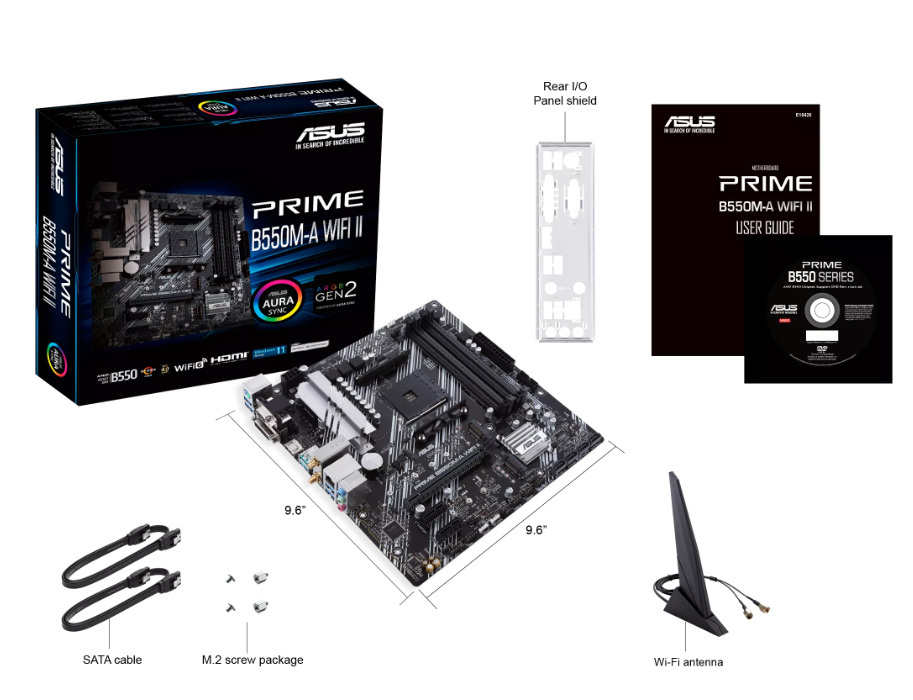 Płyta główna Asus PRIME B550M-A WIFI II AM4
