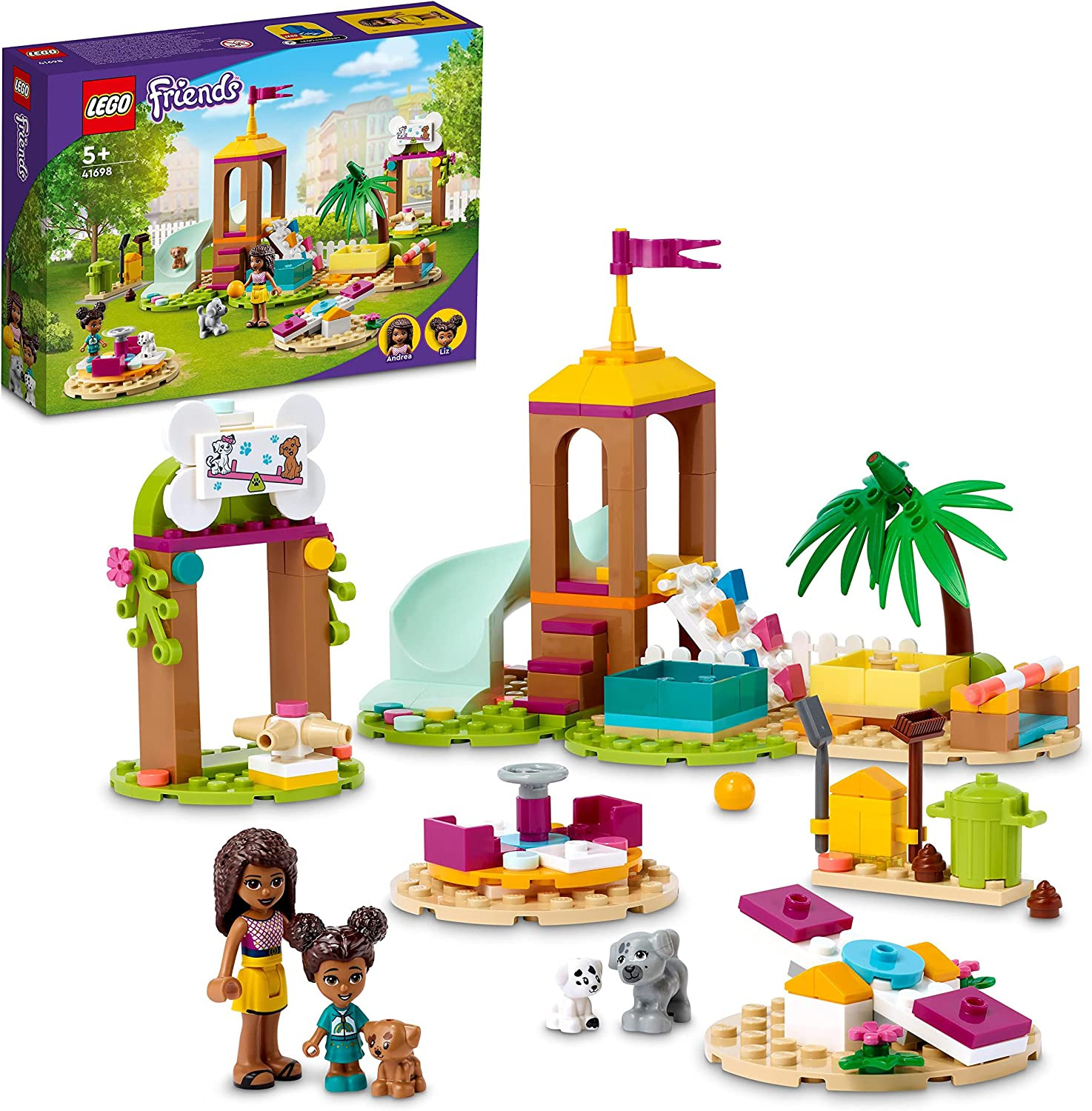 LEGO Friends 41698 Plac zabaw dla zwierzątek