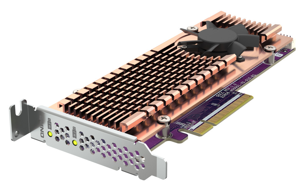 Qnap QM2-2P-384A Dual M.2 PCIe SSD card