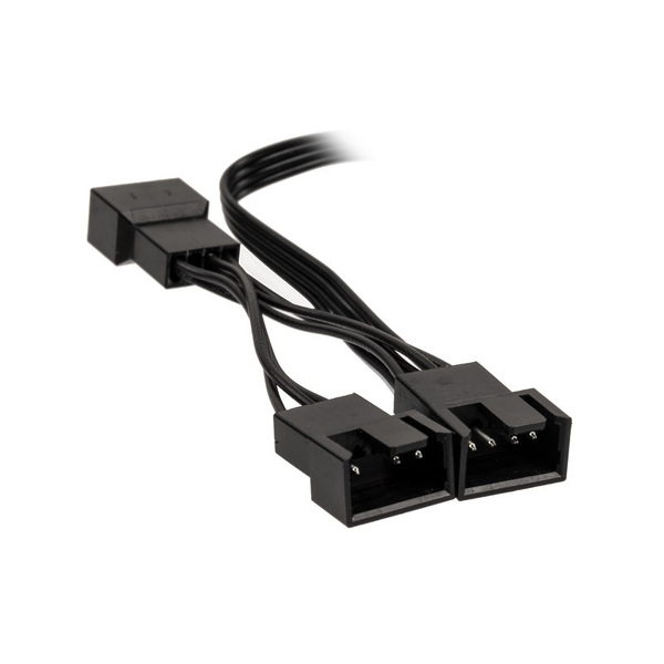 Zdjęcie produktu: Kolink rozgałęziacz 1x3 zasilania wentylatora PWM 4-pin 35cm, czarny