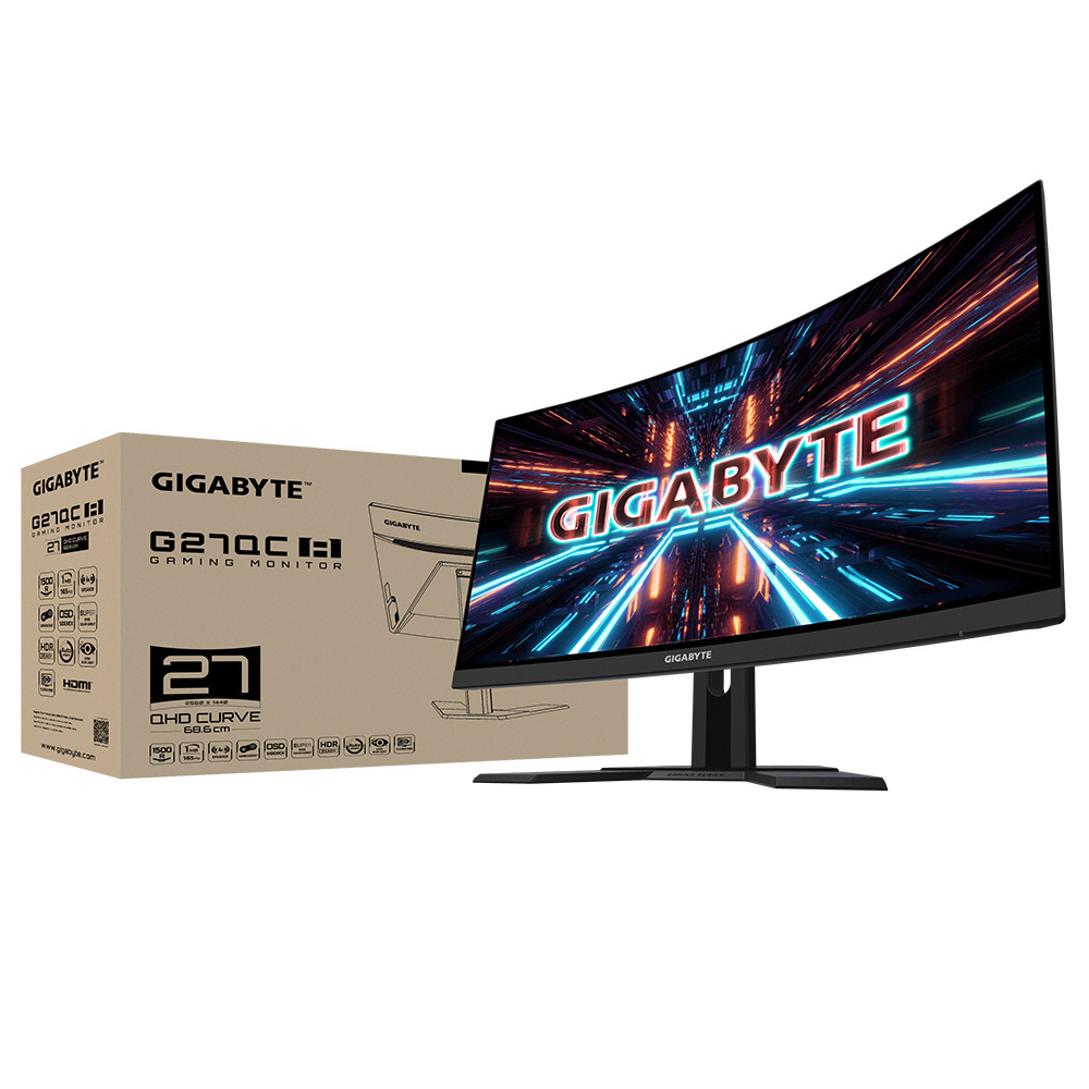Gigabyte G27QC A-EK Gaming 27" VA QHD 165Hz Gigabyte G27QC A-EK Gaming 27" VA QHD 165Hz