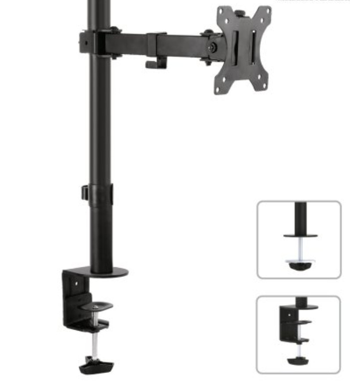 Uchwyt biurkowy do monitora LCD Maclean, max VESA 75x75 oraz 100x100, 13-32", do 8kg - MC-752 Uchwyt biurkowy do monitora LCD Maclean, max VESA 75x75 oraz 100x100, 13-32", do 8kg - MC-752