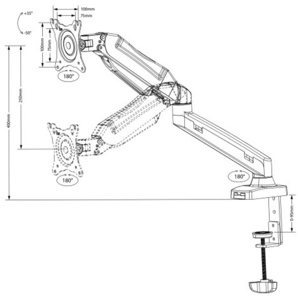 Zdjęcie produktu: Uchwyt biurkowy Maclean MC-860