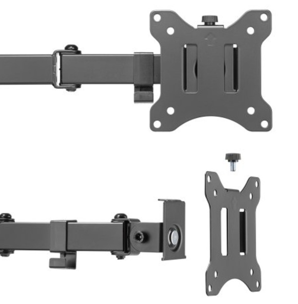Zdjęcie produktu: Uchwyt biurkowy na 2 monitory Maclean MC-884