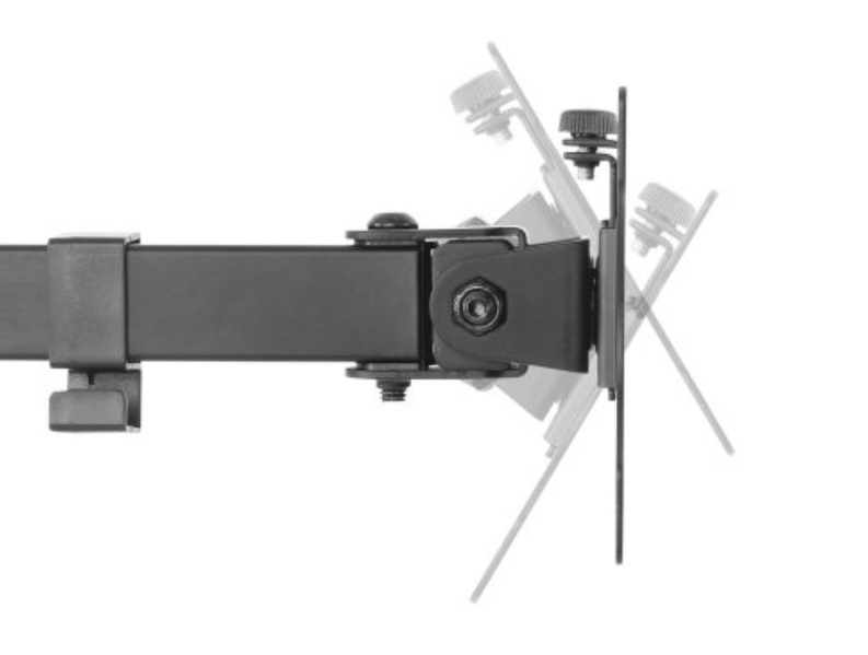 Zdjęcie produktu: Uchwyt biurkowy na 2 monitory Maclean MC-884