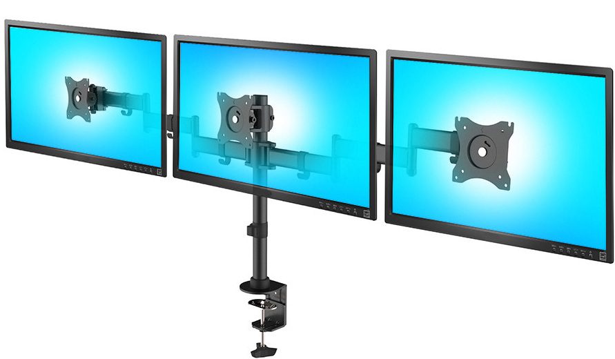 Uchwyt biurkowy do monitora Maclean MC-691