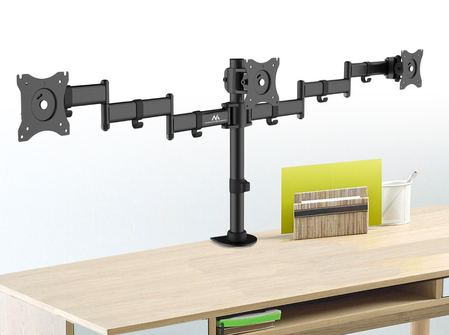 Uchwyt biurkowy do monitora Maclean MC-691