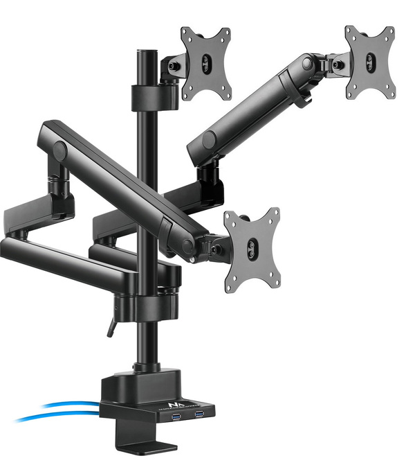 Zdjęcie produktu: Maclean uchwyt na 3 monitory 17-27