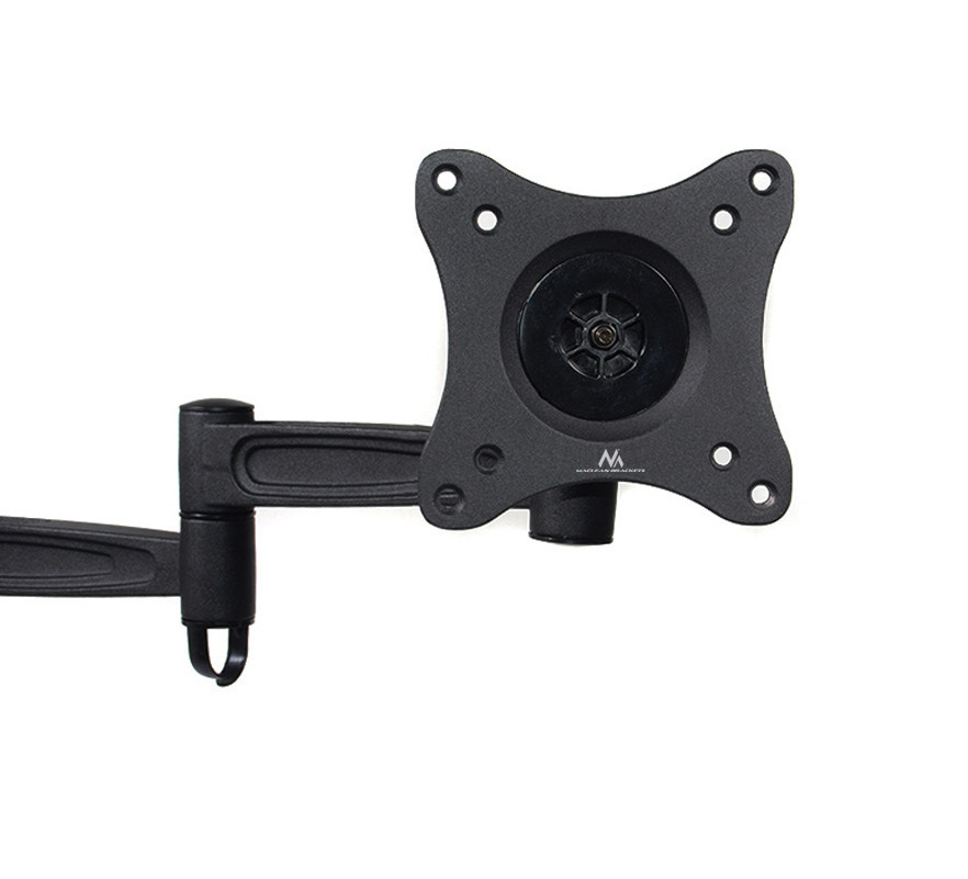 Uchwyt biurkowy do monitora LCD Maclean na jeden monitor, podwójne ramię, VESA 75x75 oraz 100x100, 13-27", do 5kg - MC-628