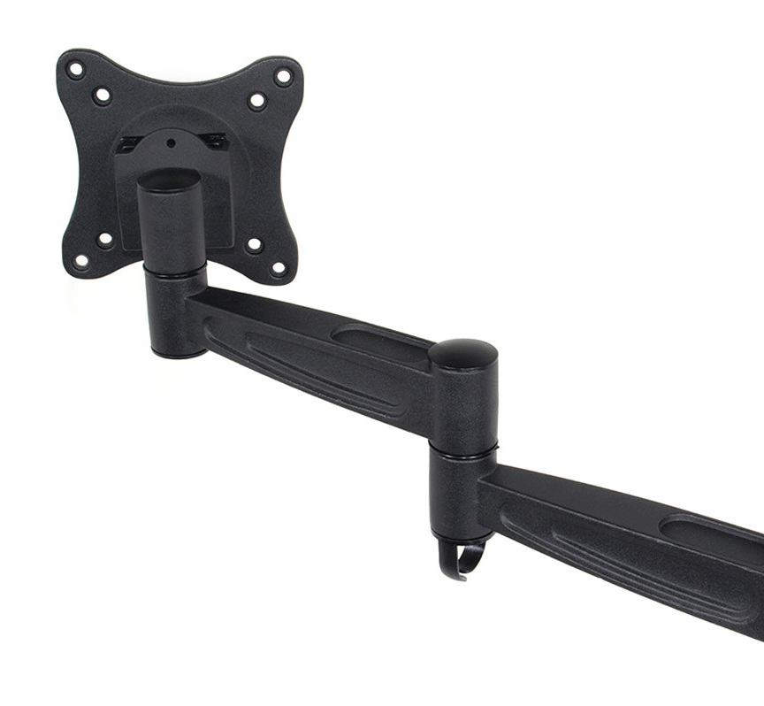 Uchwyt biurkowy do monitora LCD Maclean na jeden monitor, podwójne ramię, VESA 75x75 oraz 100x100, 13-27", do 5kg - MC-628