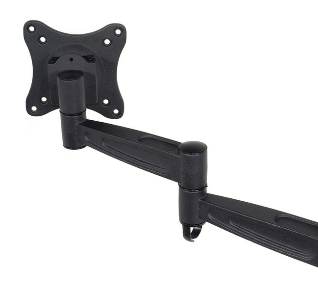 Zdjęcie produktu: Uchwyt biurkowy do monitora LCD Maclean na jeden monitor, podwójne ramię, VESA 75x75 oraz 100x100, 13-27", do 5kg - MC-628