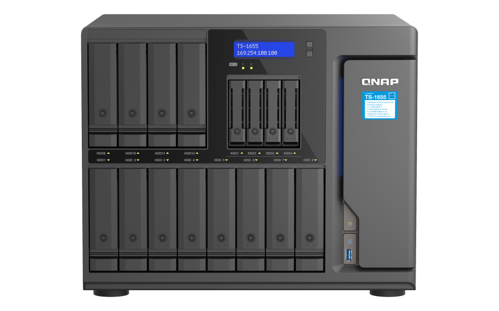 QNAP TS-1655-8G 16-Bay 8GB Intel Atom C5125