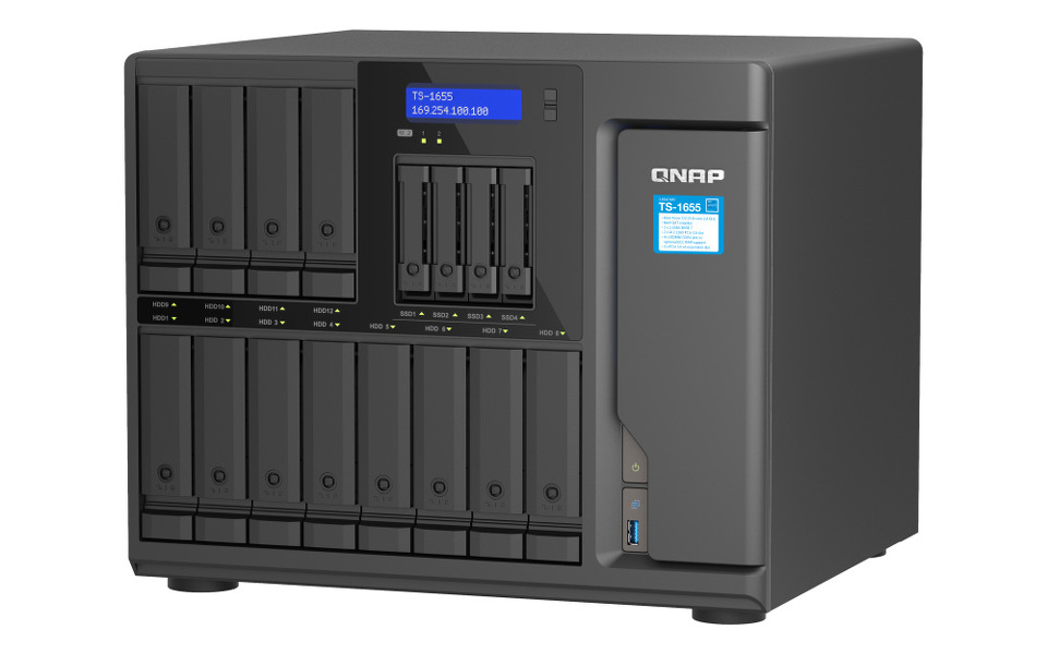 Zdjęcie produktu: QNAP TS-1655-8G 16-Bay 8GB Intel Atom C5125