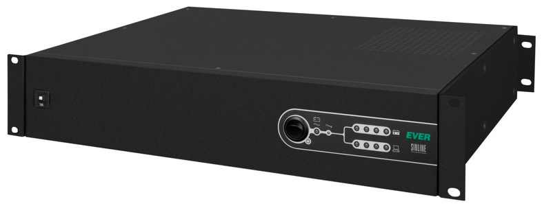 Miniatura produktu: Zasilacz UPS EVER SINLINE 1200 USB HID 19" 2U (W/SL00RM-001K20/07)