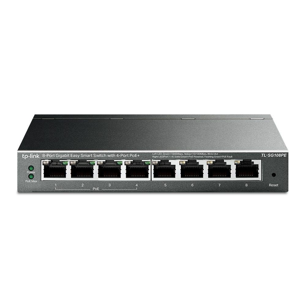 TP-Link TL-SG108PE Switch PoE 8x10/100/1000Mbps
