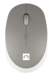 Mysz bezprzewodowa Natec Harrier 2 1600DPI Bluetooth 5.1 biało-szara (NMY-1961)