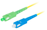 Miniatura zdjęcia: Patchcord światłowodowy Lanberg SM SC/APC-SC/UPC SIMPLEX 3.0MM LSZH G657A1 3m żółty Miniatura zdjęcia: Patchcord światłowodowy Lanberg SM SC/APC-SC/UPC SIMPLEX 3.0MM LSZH G657A1 3m żółty