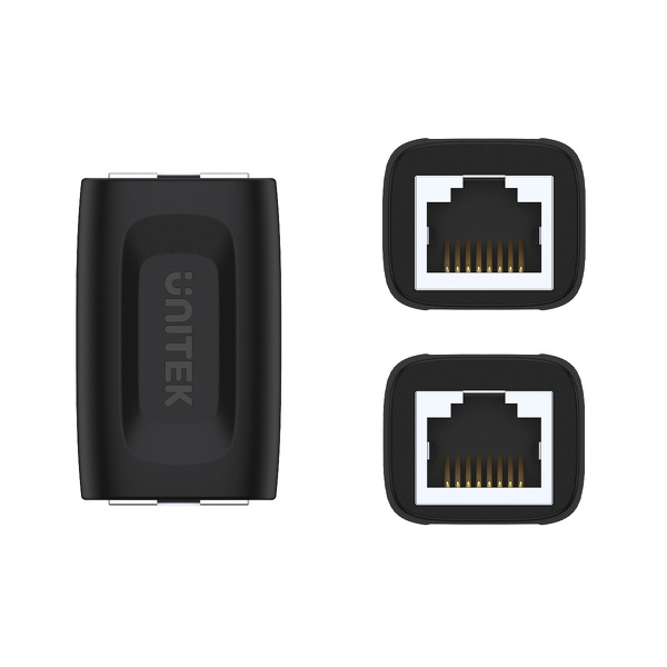 Zdjęcie produktu: Złączka RJ45 (F) - RJ45(F) Unitek A1026BK