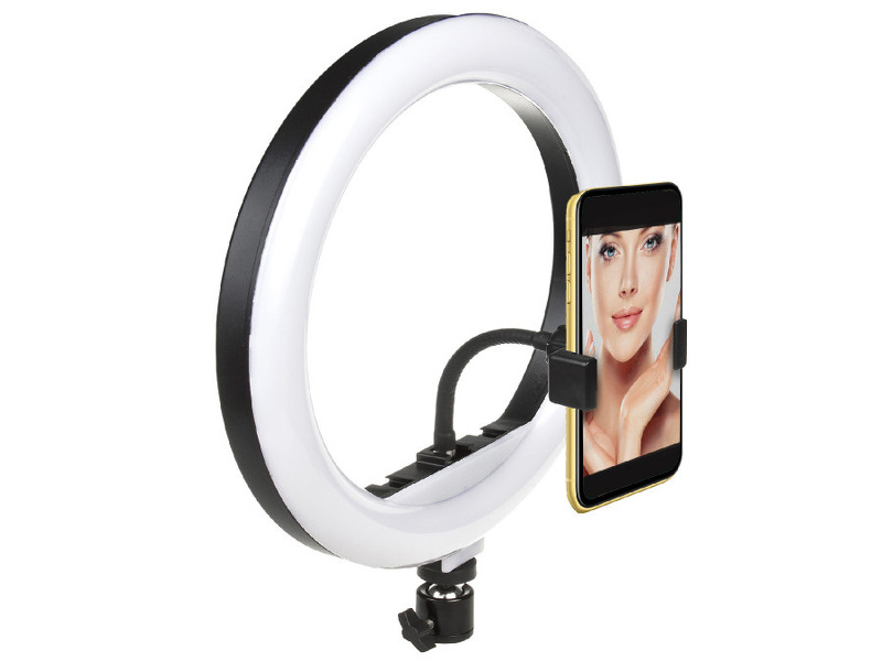 Zdjęcie produktu: Lampa LED Maclean, 12", 20W, Samowyzwalacz, Bluetooth, Możliwość zmiany barwy 3000K-6500K oraz jasności 10-100%, MCE612B Zdjęcie produktu: Lampa LED Maclean, 12", 20W, Samowyzwalacz, Bluetooth, Możliwość zmiany barwy 3000K-6500K oraz jasności 10-100%, MCE612B