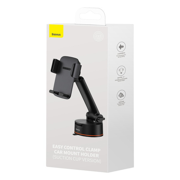 Zdjęcie produktu: Samochodowy uchwyt grawitacyjny do telefonu Baseus Easy Control Clamp z przyssawką - czarny (SUYK020001) Zdjęcie produktu: Samochodowy uchwyt grawitacyjny do telefonu Baseus Easy Control Clamp z przyssawką - czarny (SUYK020001)