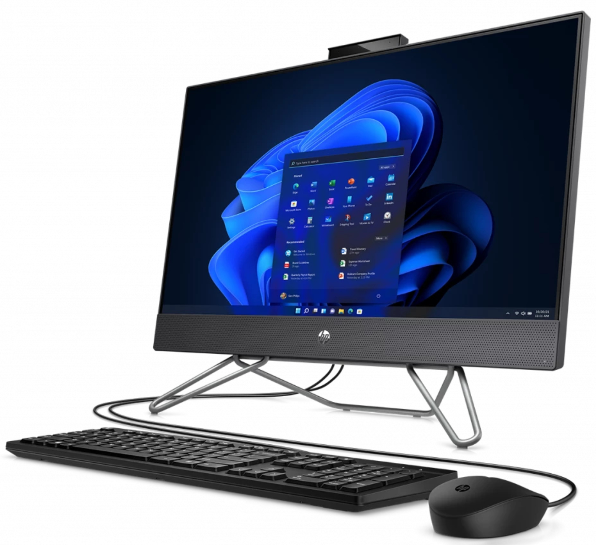 Komputer All-in-One HP Pro 240 G9 6D333EA i5-1235U 8GB SSD-512GB My+Kl Win11Pro Czarny