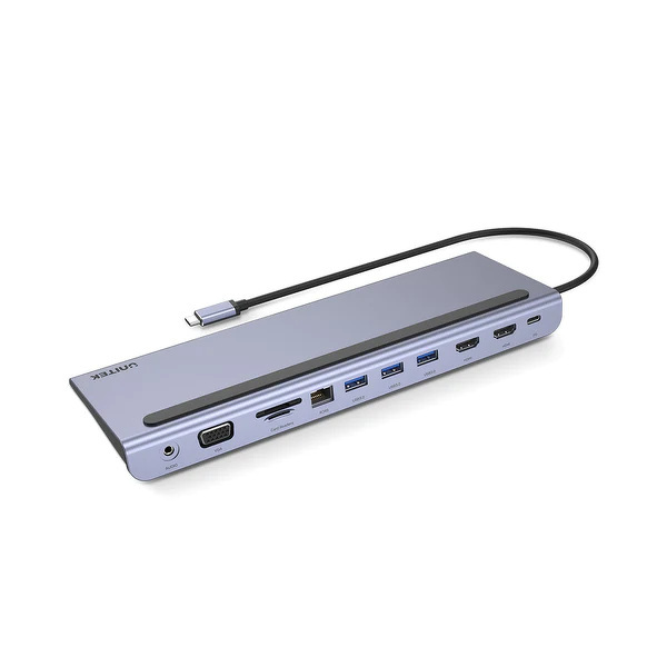 Unitek hub USB 11 w 1 Unitek, USB TYP-C, RJ45, MST, 100W PD (D1022B) Unitek hub USB 11 w 1 Unitek, USB TYP-C, RJ45, MST, 100W PD (D1022B)