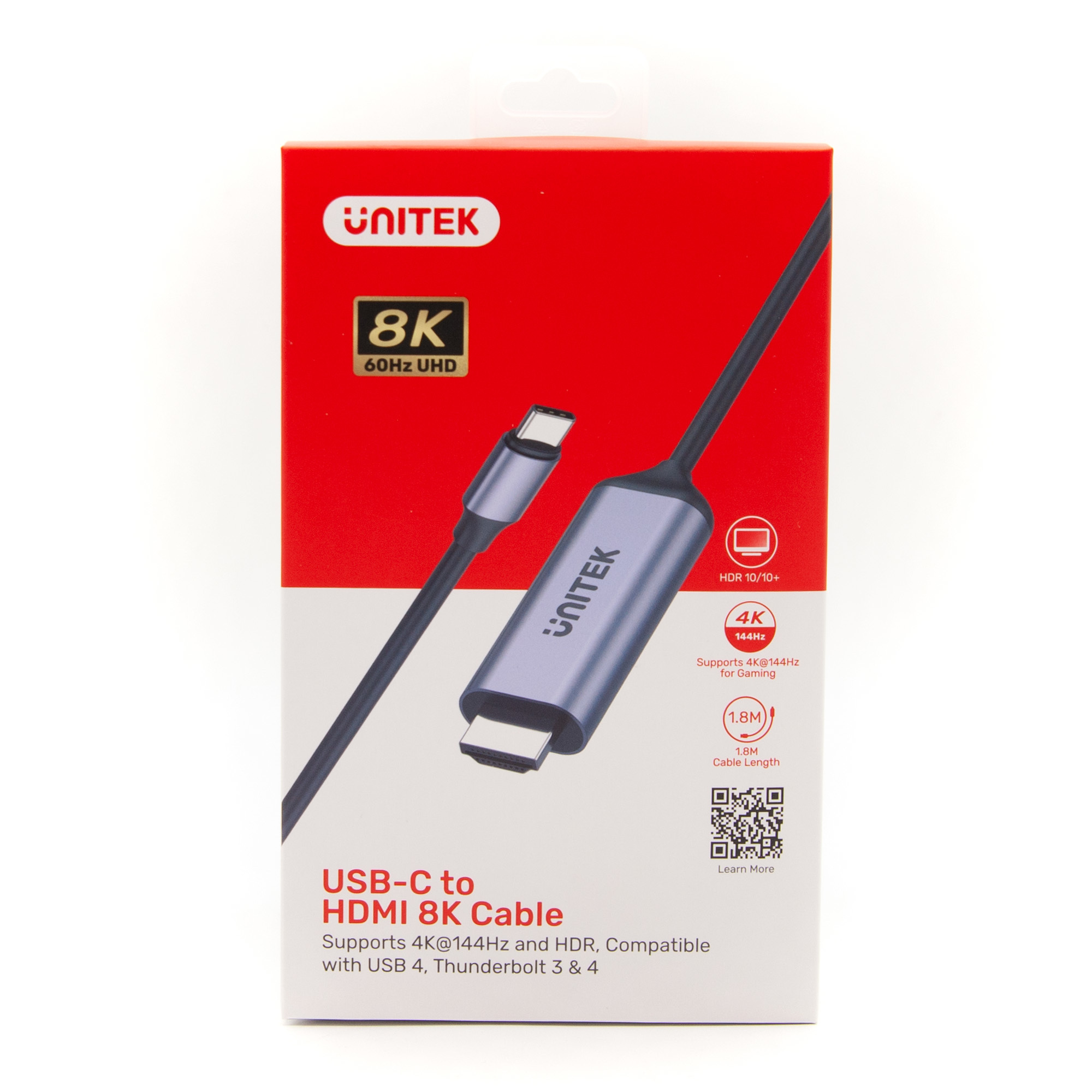 Unitek USB Typ-C-HDMI 2.1 8K 1.8m V1423B