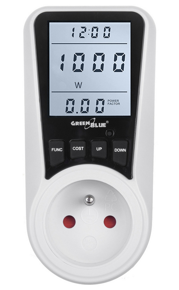 Zdjęcie produktu: Miernik energii GreenBlue, watomierz GB350 E