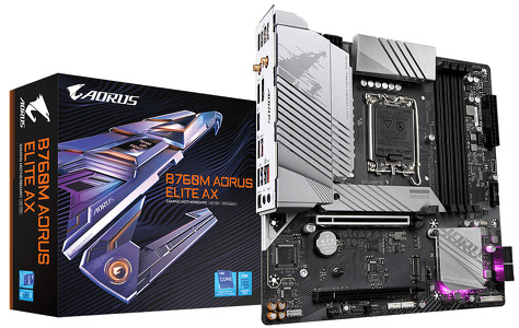 Miniatura produktu: Płyta główna Gigabyte B760M AORUS ELITE AX LGA1700