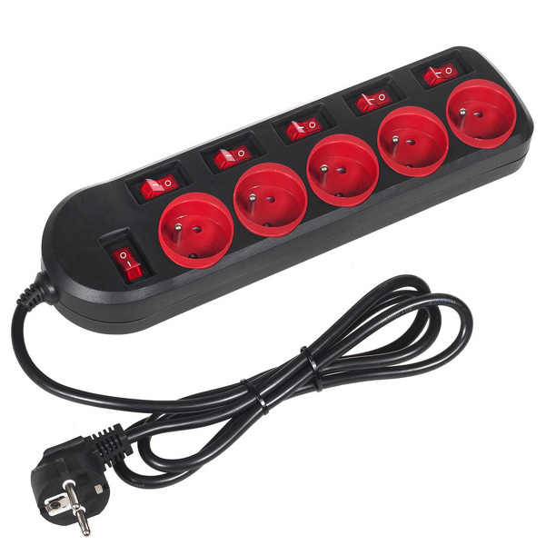 Zdjęcie produktu: Listwa zasilająca Maclean 5 gniazd MCE204