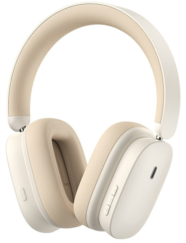 Zdjęcie produktu: Słuchawki bezprzewodowe Baseus Bowie H1 Bluetooth 5.2 ANC - białe (NGTW230002)