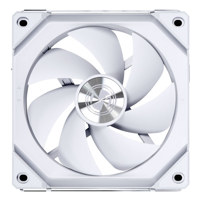 Wentylator Lian Li UNI FAN SL120 v2 ARGB PWM 120mm biały (3 sztuki i kontroler) Wentylator Lian Li UNI FAN SL120 v2 ARGB PWM 120mm biały (3 sztuki i kontroler)