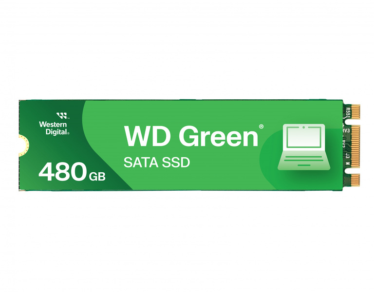 Zdjęcie produktu: WD Green SSD 480GB M.2 SATA (WDS480G3G0B)