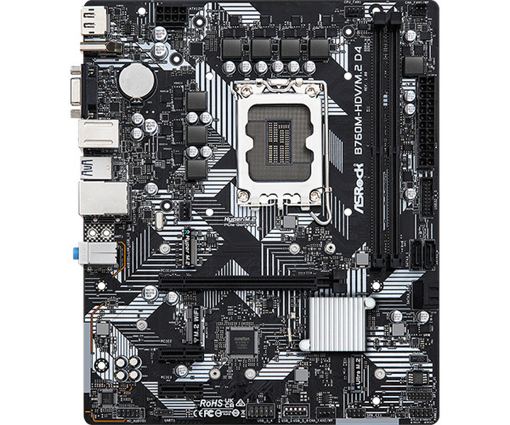 Zdjęcie produktu: Płyta ASRock B760M-HDV/M.2 D4 DDR4 LG1700