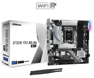 Miniatura produktu: Płyta główna ASRock B760M PRO RS/D4 WIFI DDR4 LGA1700