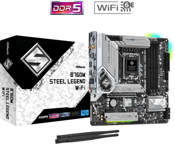 Miniatura produktu: Płyta główna ASRock B760M STEEL LEGEND WIFI DDR5 LGA1700